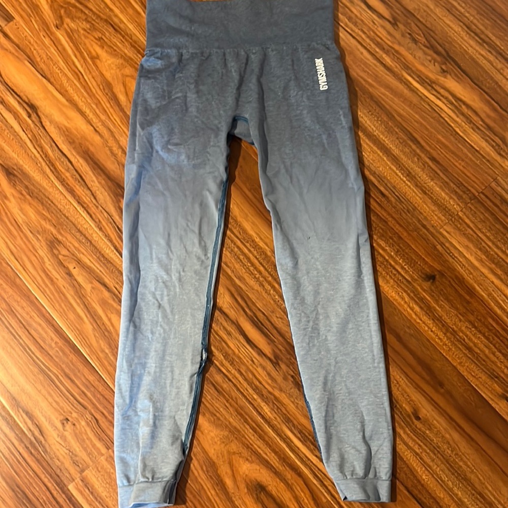 Gymshark high waisted Blue workout leggings!!